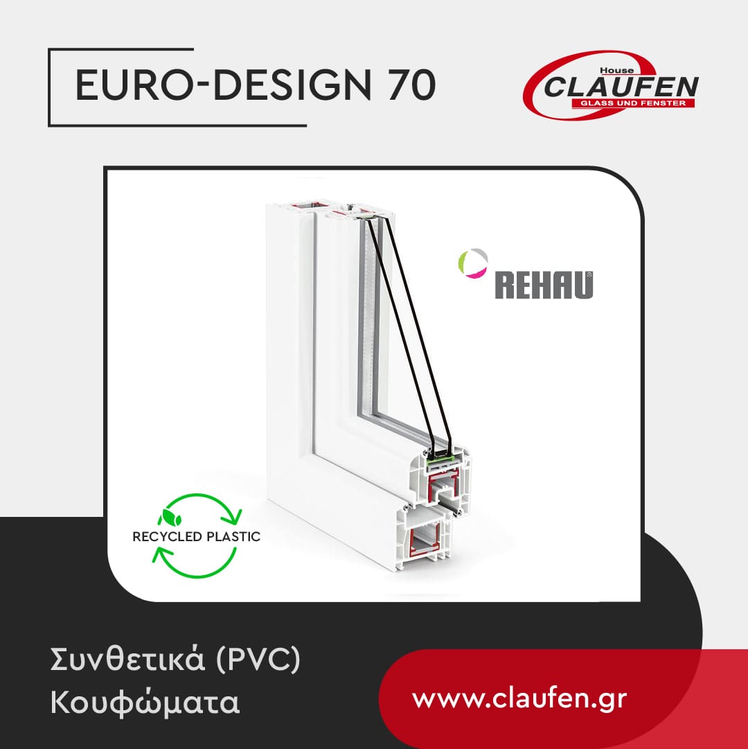 Κουφώματα Euro-Design 70 της Rehau