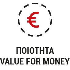 Ποιότητα value for money - Πλεονεκτήματα κουφωμάτων της Claufen σε icon.