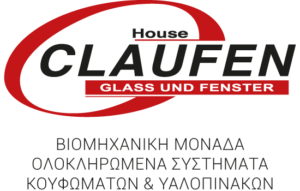 Logo της Βιομηχανικής Μονάδας Ολοκληρωμένων Κουφωμάτων και Υαλοπινάκων Claufen.